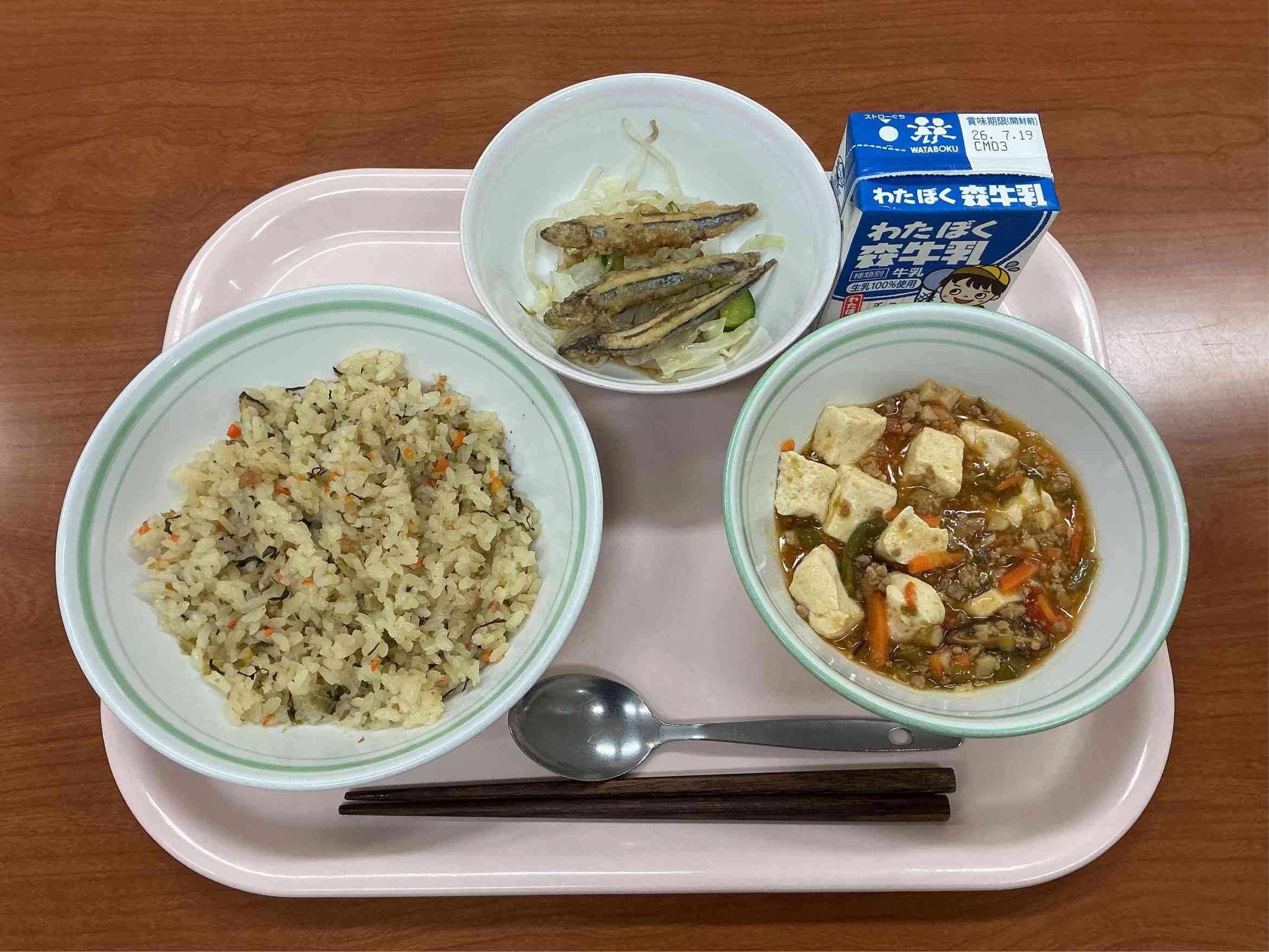 7月13日月曜日給食の写真