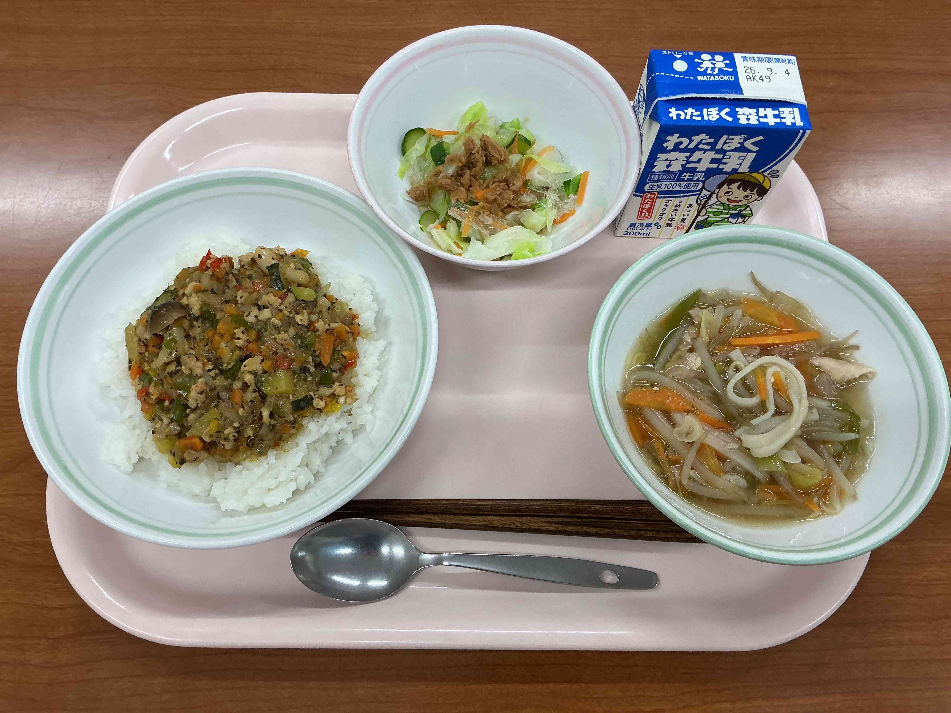 8月26日水曜日給食の写真