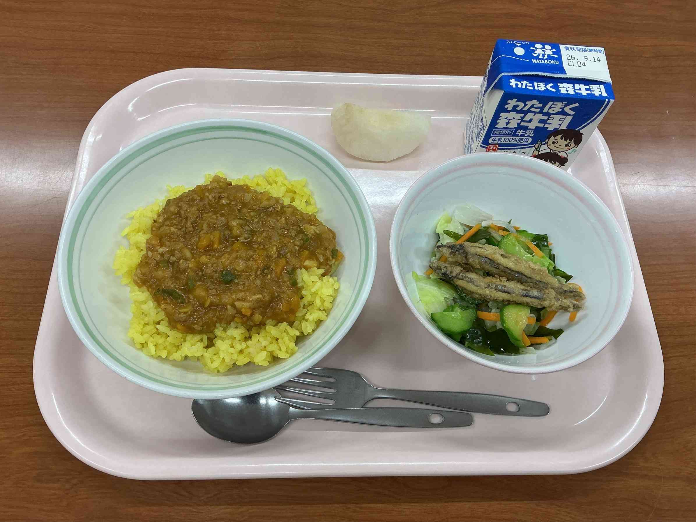 9月8日火曜日給食の写真