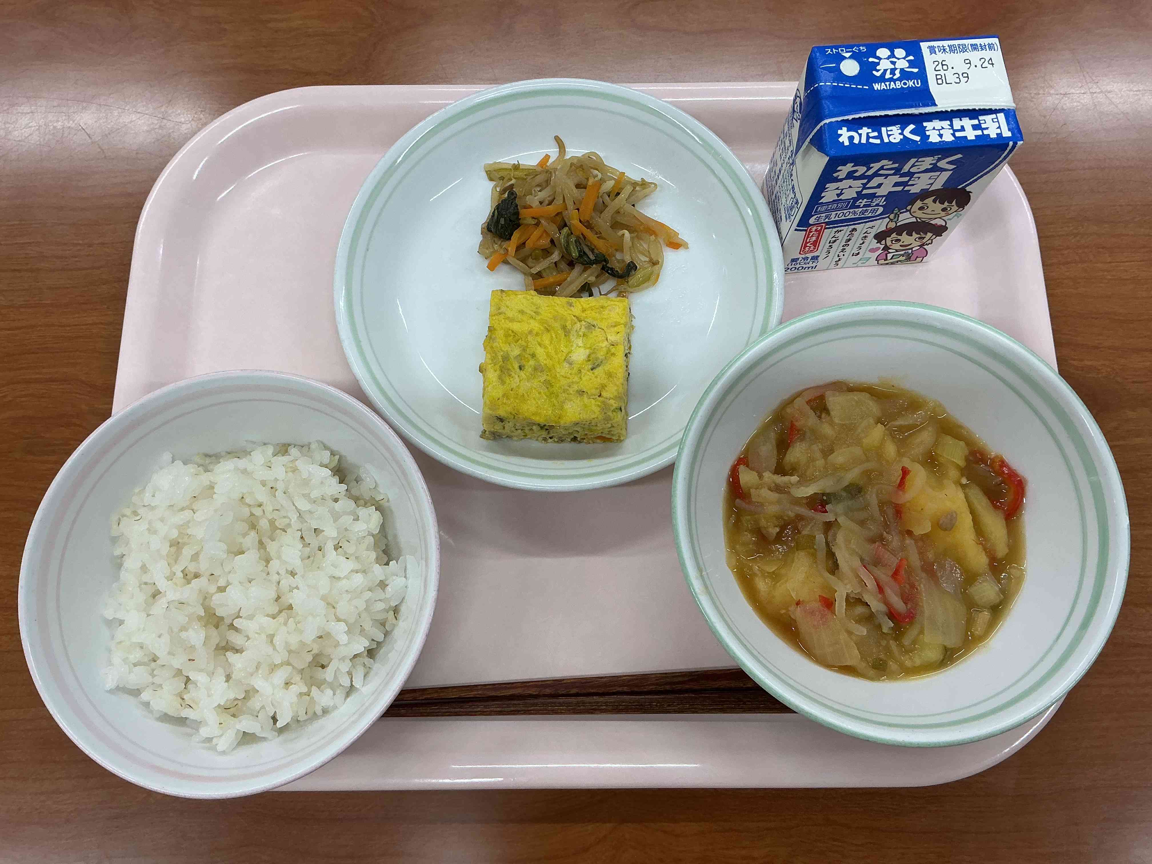 9月16日水曜日給食の写真