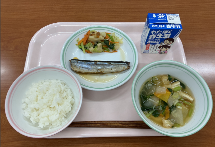 9月17日木曜日給食の写真