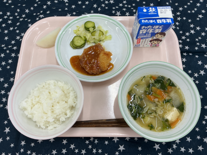 9月28日月曜日給食の写真