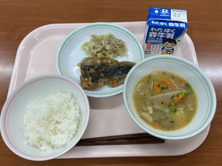 10月5日月曜日給食の写真