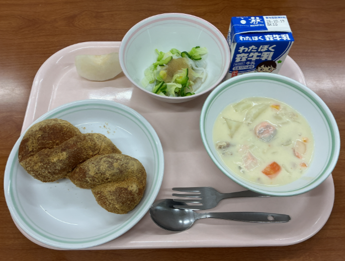 10月13日火曜日給食の写真
