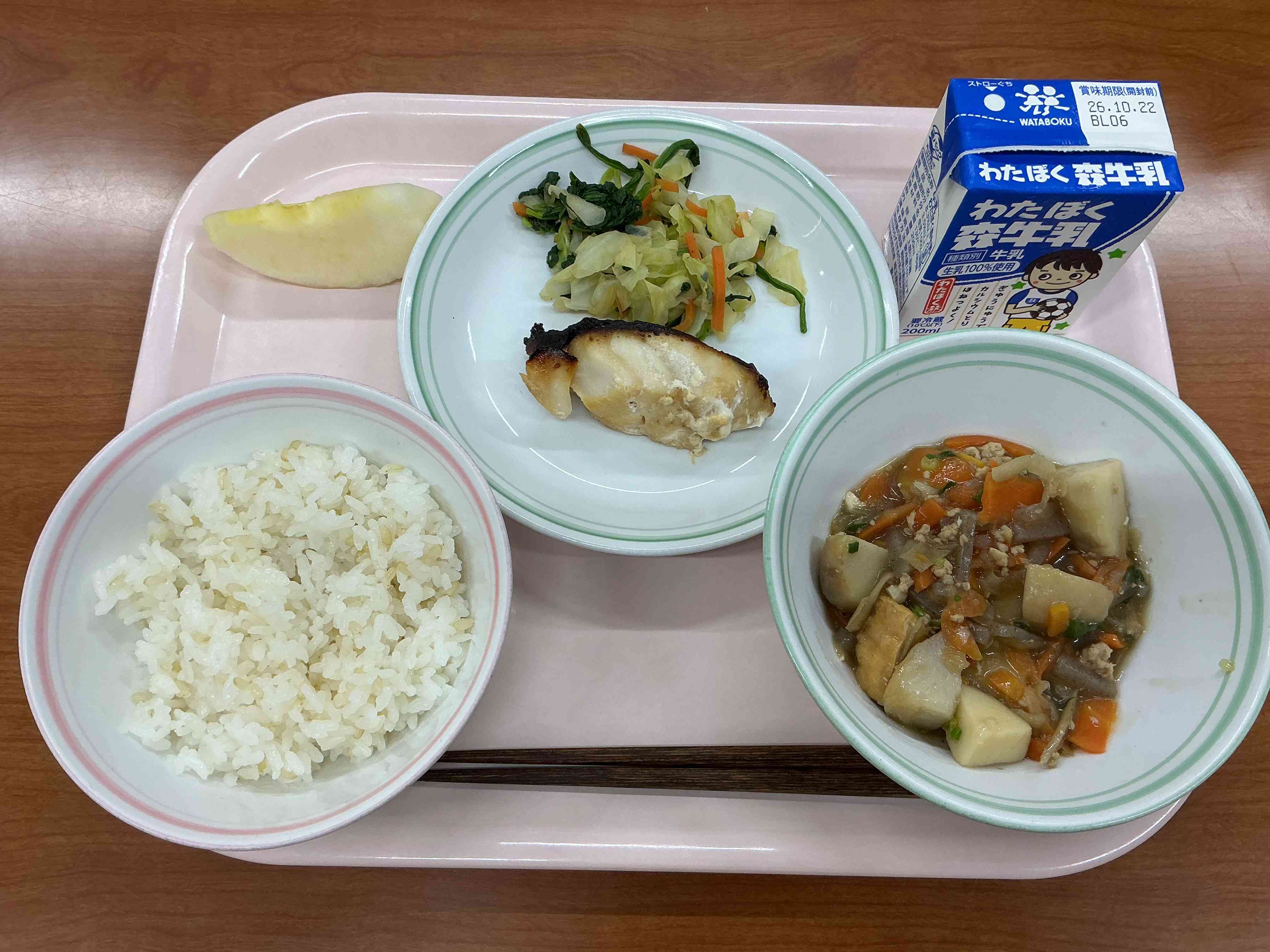 10月14日水曜日給食の写真