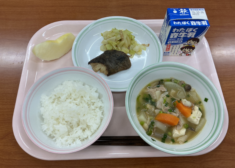 10月20日火曜日給食の写真