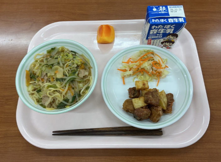 10月23日金曜日給食の写真